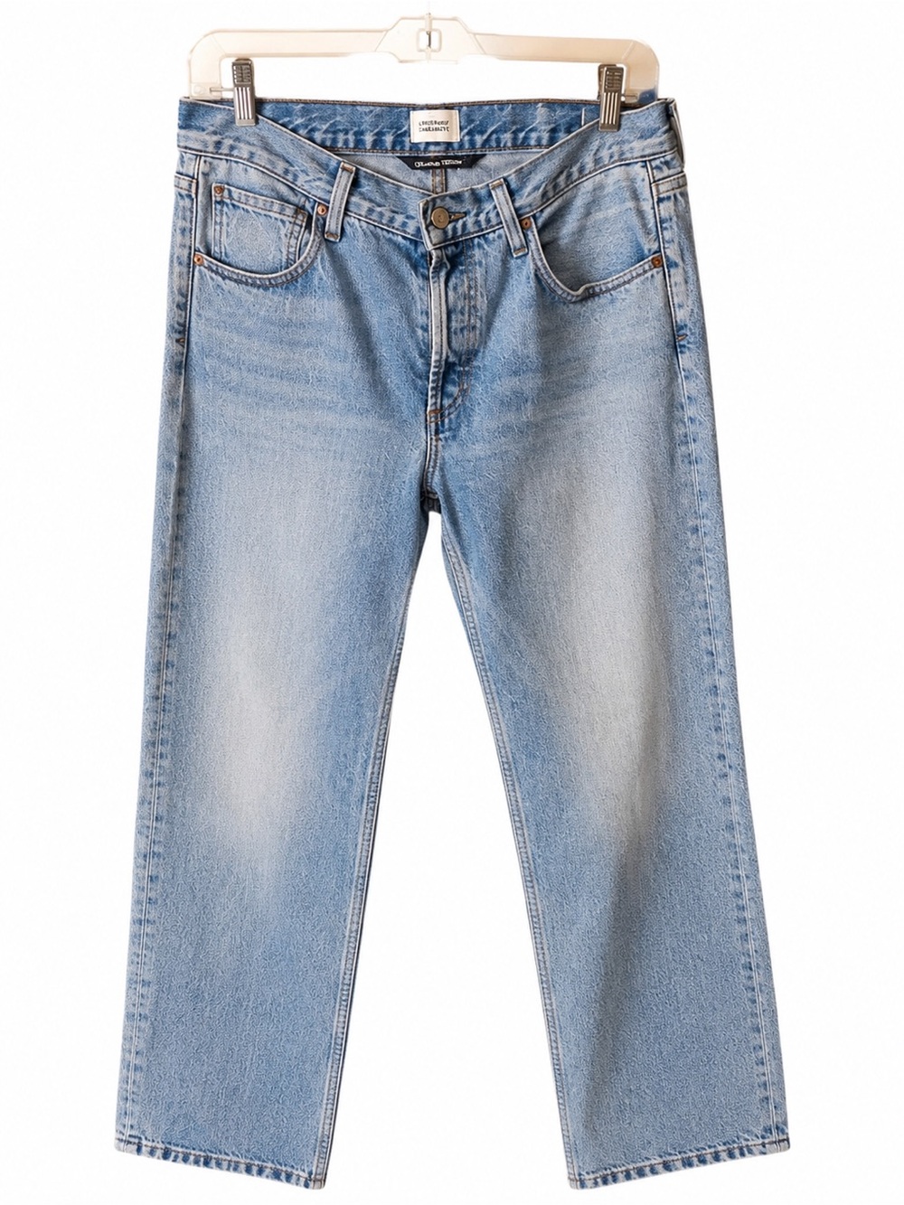 Citizens Of Humanity “Neve” Light Blue Relaxed Straight-Leg 100% cotton